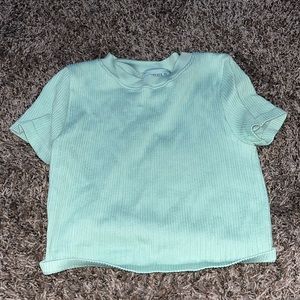 Forever 21 teal crop top